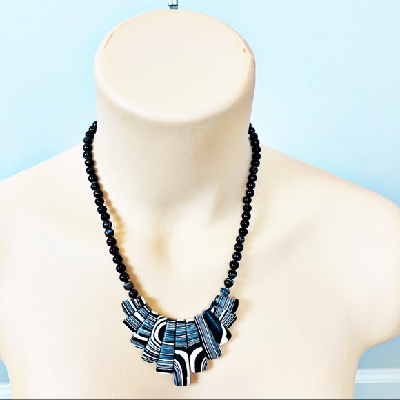 Boho Tribal bead necklace - Picture 1 of 3